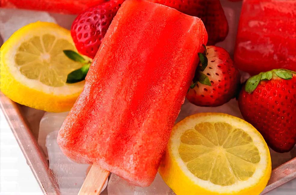 Aardbei Limonade IJsjes | Verfrissend Recept met Marie Sharp’s