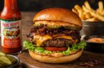 Hamburger met Marie Sharp’s Sauce | Pittige Gourmet Burger