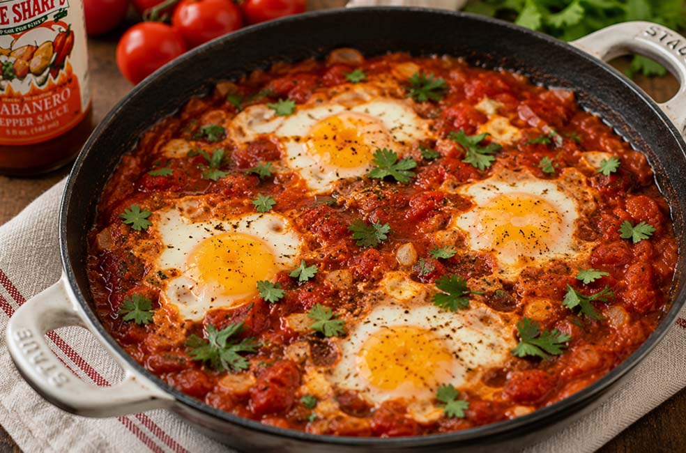 Pittige Shakshuka met Marie Sharp’s | Makkelijk Recept